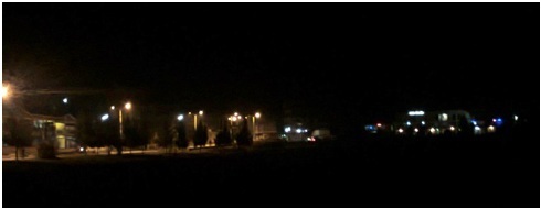 Ni gutya umujyi uba ugaragara nijoro.