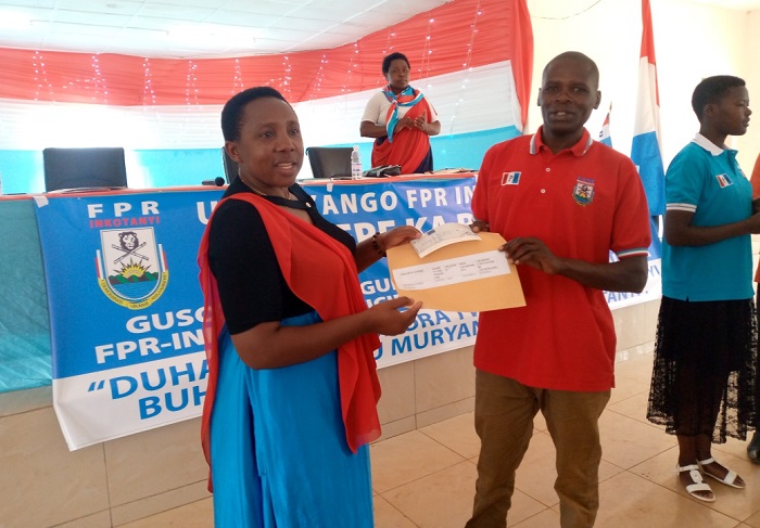 Chair Person wa FPR-Inkotanyi muri Burera ahamya ko aya masomo yari akenewe mu kugena icyerekezo cy'urubyiruko