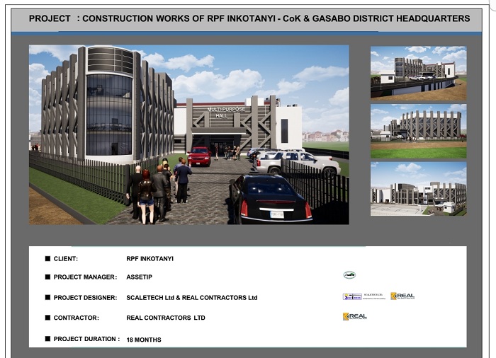 Igishushanyo mbonera cy'Ingoro y'Umuryango FPR-Inkotanyi ku rwego rw'Akarere ka Gasabo n'Umujyi wa Kigali, iyo nzu ikazaba yarangije kubakwa mu kwezi kwa Nyakanga k'umwaka wa 2021