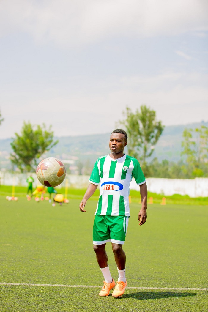 Fred Muhozii mu mwambaro wa Kiyovu Sports