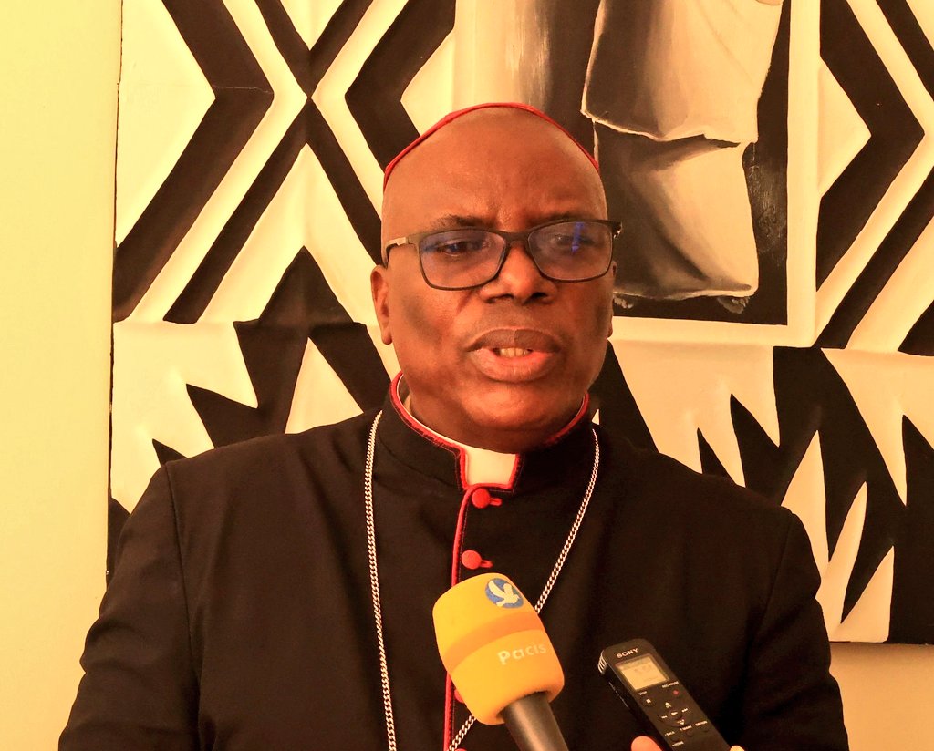 Musenyeri Bonaventure Nahimana, Arikiyepiskopi wa Gitega, akaba na Perezida wa ACOREB