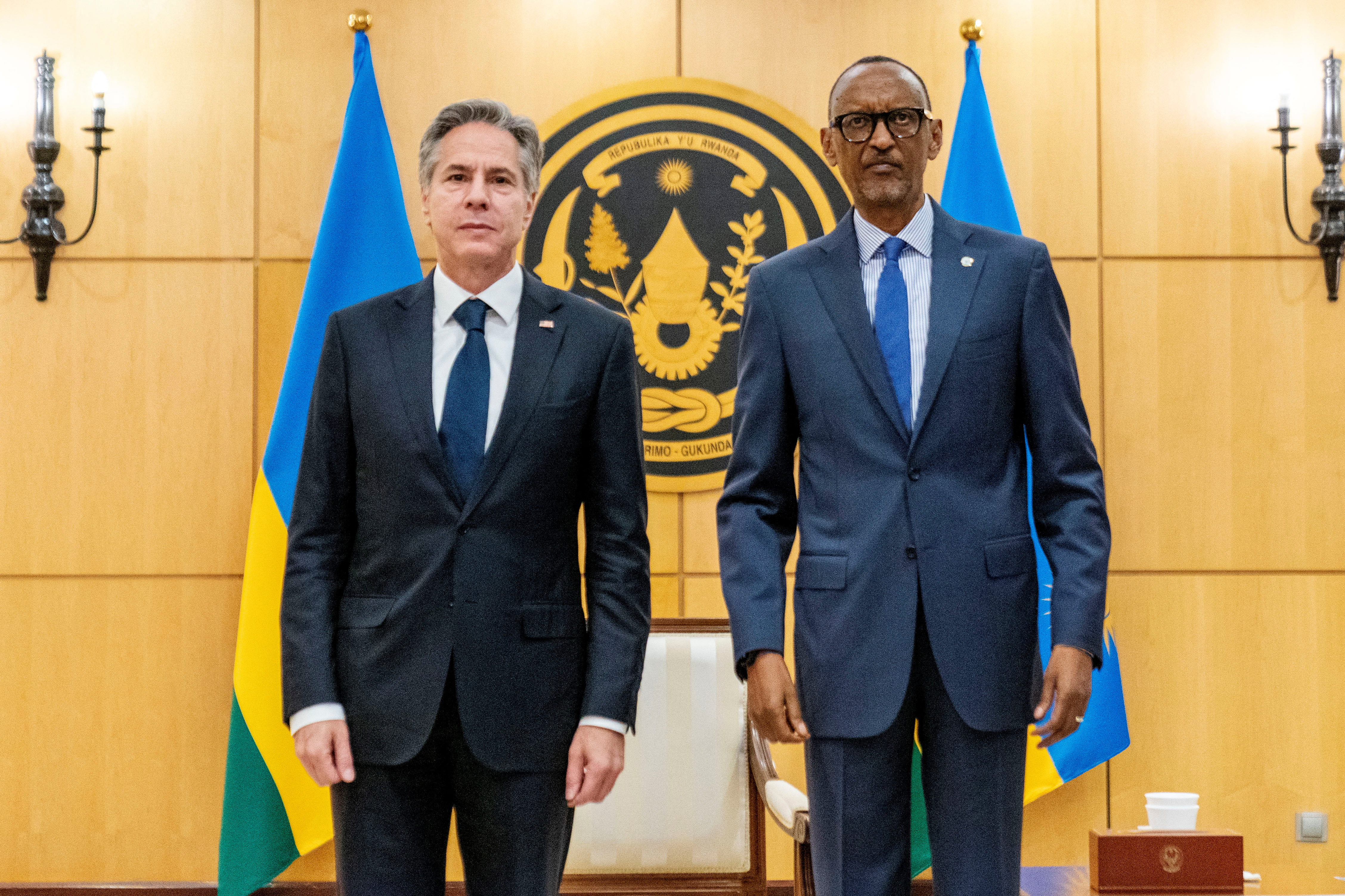Perezida Paul Kagame na Antony Blinken