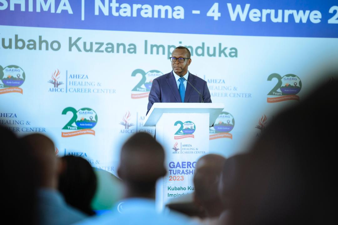 Minisitiri w'Ubumwe bw'Abanyarwanda n'Uburere Mboneragihugu, Dr Bizimana Jean Damascene