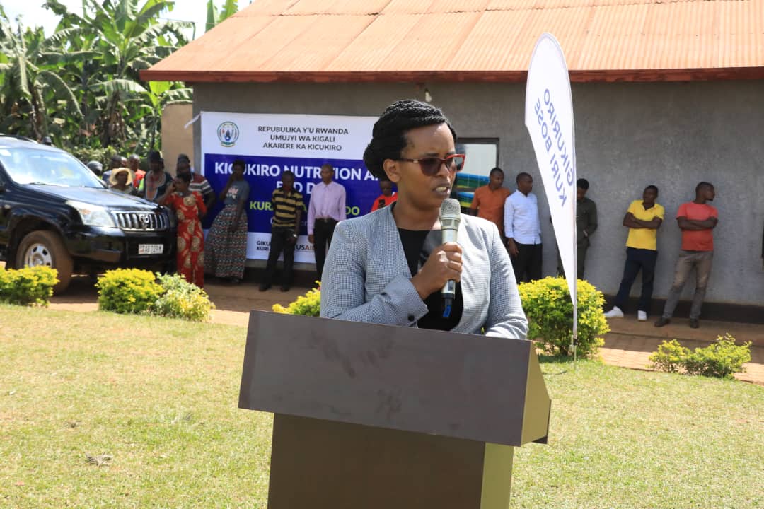 Umuyobozi Nshingwabikorwa wungirije w'Akarere ka Kicukiro, Madamu Ann Monique Huss