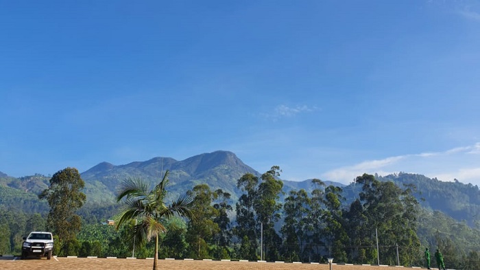 Aho byubatswe hitegeye umusozi wa Kabuye 