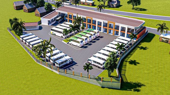 Igishushanyo mbonera kigaragaza uko Gare ya Gakenke izaba iteye