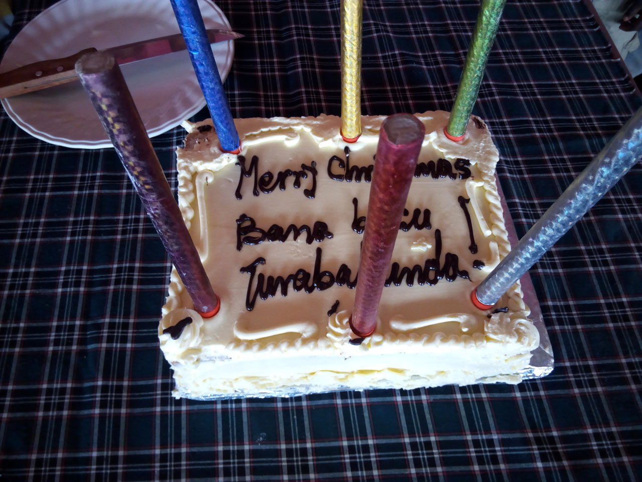 Basangiye umutsima wa Noheri barishima cyane