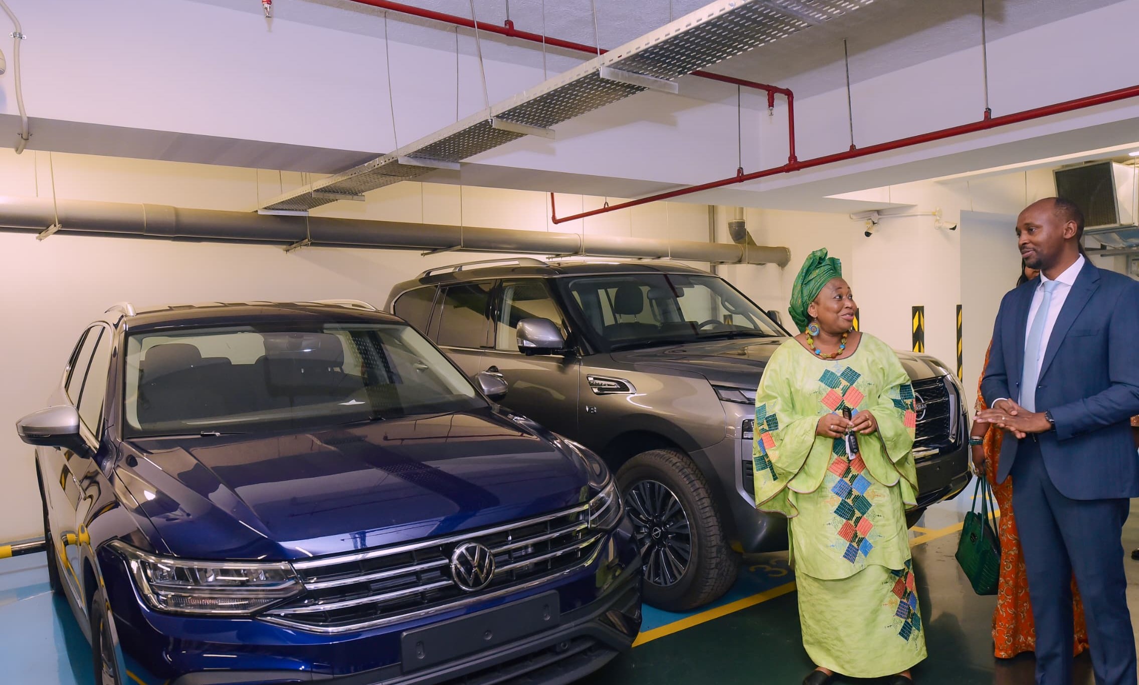 U Rwanda kandi rwatanze imodoka nshya zizajya zifashishwa n'iki kigo