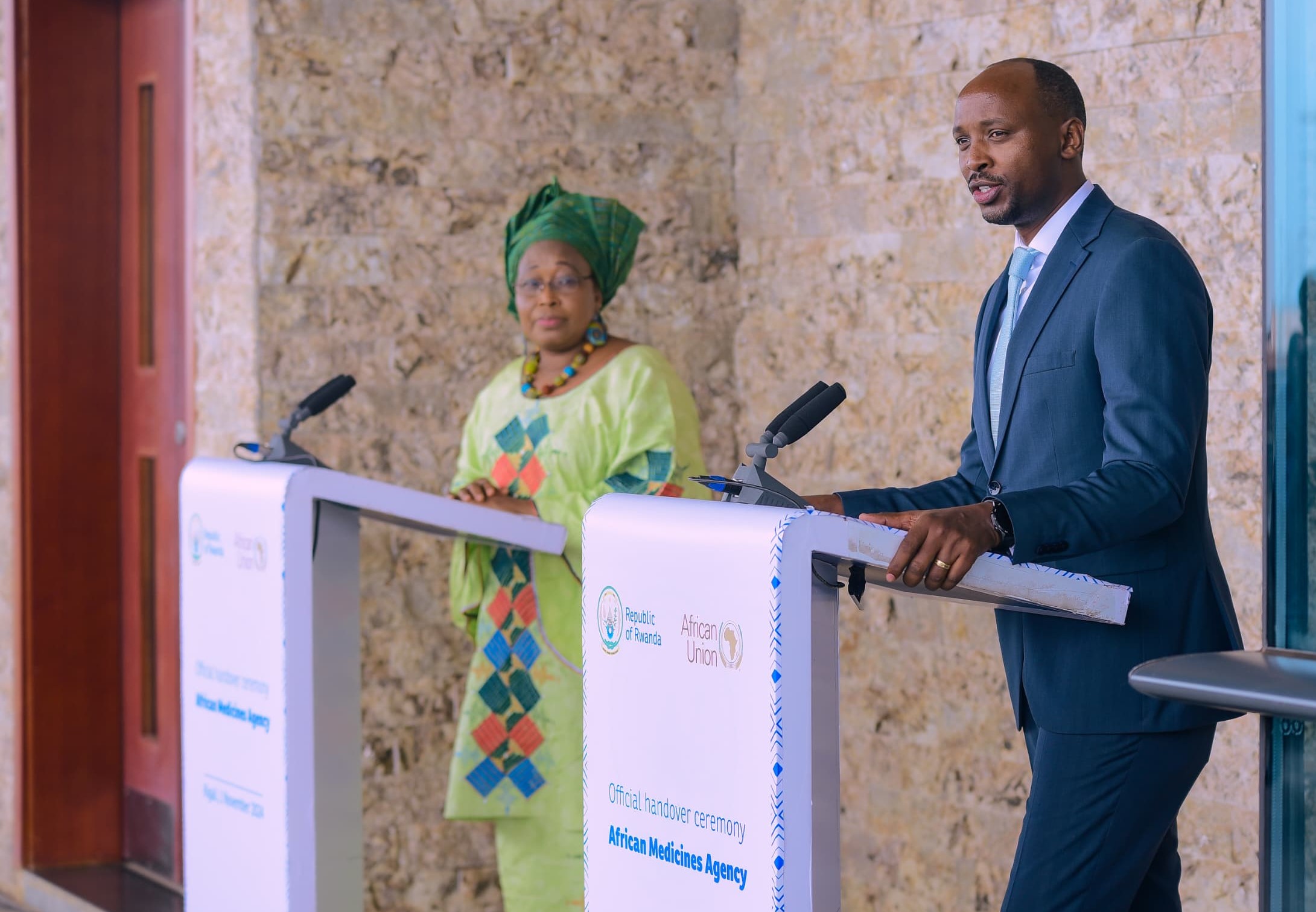 Dr Nsanzimana avuga ko iki kigo Nyafurika (AMA) mu Rwanda kizajya gisuzuma ubuziranenge bw'imiti ikorerwa kuri uyu mugabane no hanze yawo