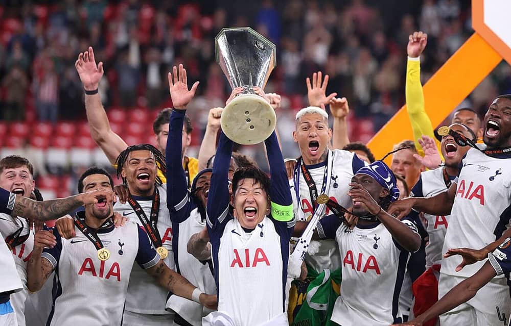 Tottenham Hotspur yegukanye igikombe cya gatatu cya Europa League yaherukaga mu 1984
