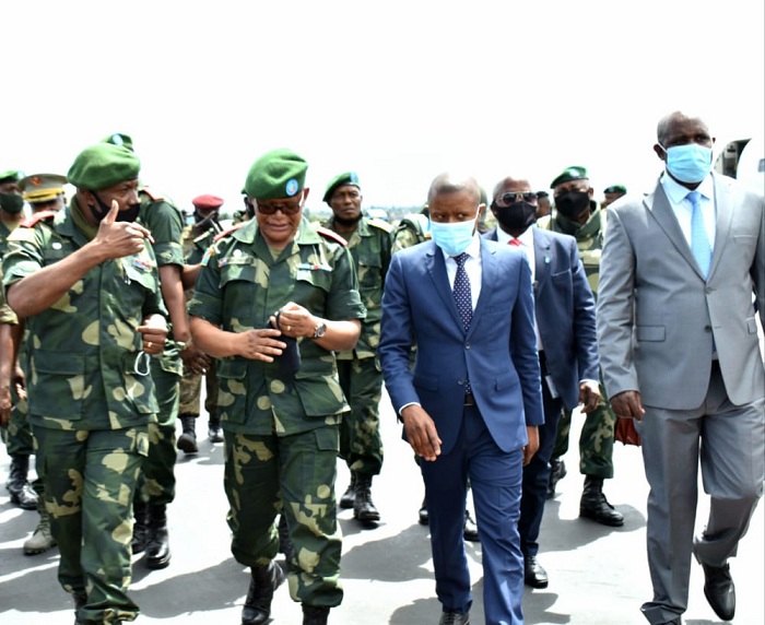 Yakiriwe n'abayobozi batandukanye mu mujyi wa Goma