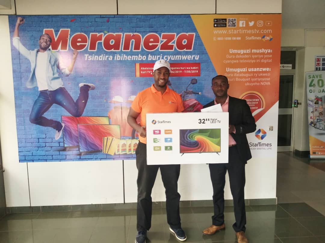 Ngirinshuti Eugene watsindiye televiziyo ya Rutura ya pousse 32