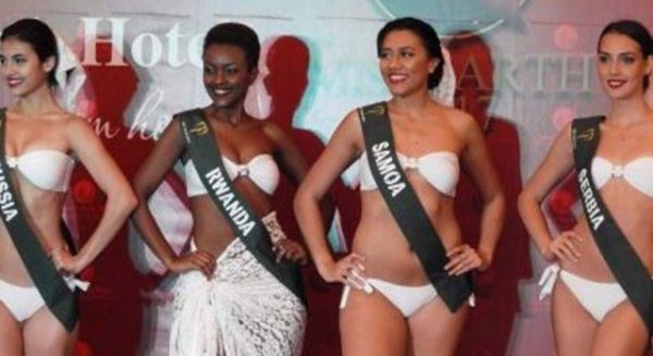 Miss Uwase Hirwa Honorine wamamaye ku izina rya Igisabo yanze kwambara utwenda tw'imbere twonyine mu marushanwa ya Miss Earth 2017