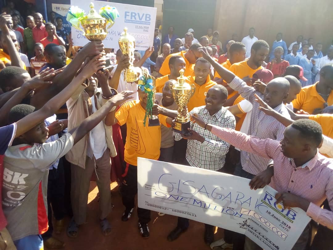 Byari ibyishimo hagati y'abakinnyi n'abafana ba Gisagara VC