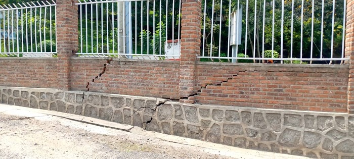 Zimwe mu nyubako z'ibitaro byangijwe n'umututu