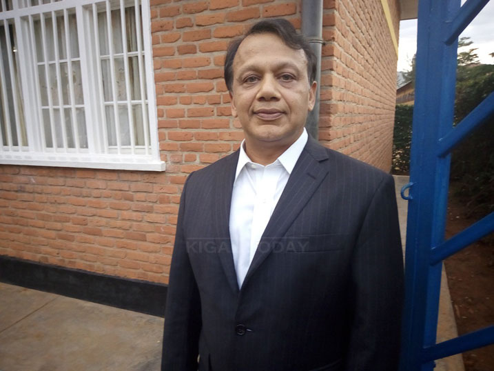 Rahul Singhal, wari ukuriye itsinda ryasuye ikigo cy'urubyiruko cya Kimisagara