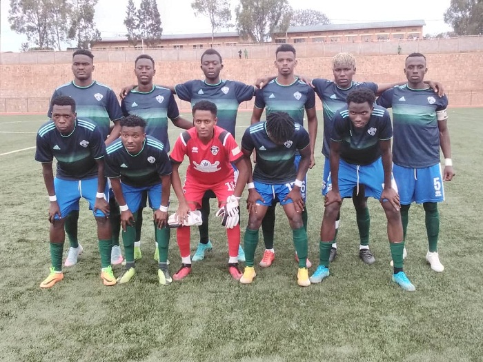 Abakinnyi ba Gorilla FC babanje mu kibuga 