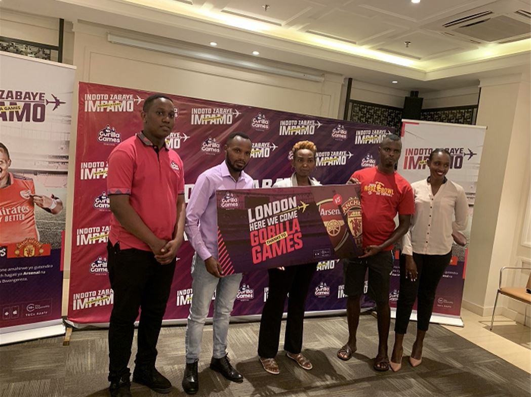 Gakwandi Chris wo muri Gorilla Games, abatsinze, hamwe na Rigoga Ruth