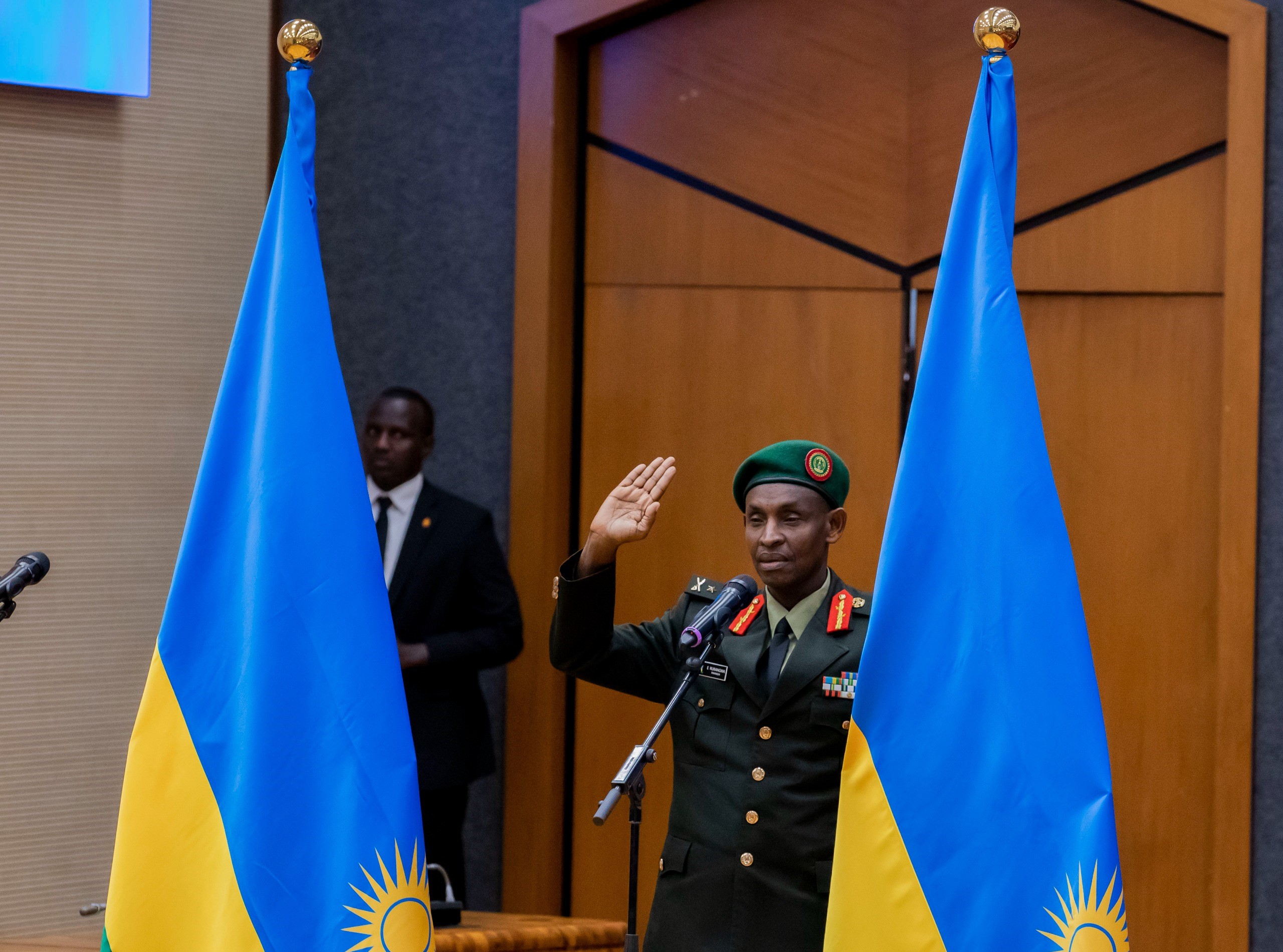 Maj Gen Ephrem Rurangwa yarahiriye kuba Umugaba w'Icyiciro cy'Ingabo z'u Rwanda zishinzwe ibijyanye n'Ubuzima