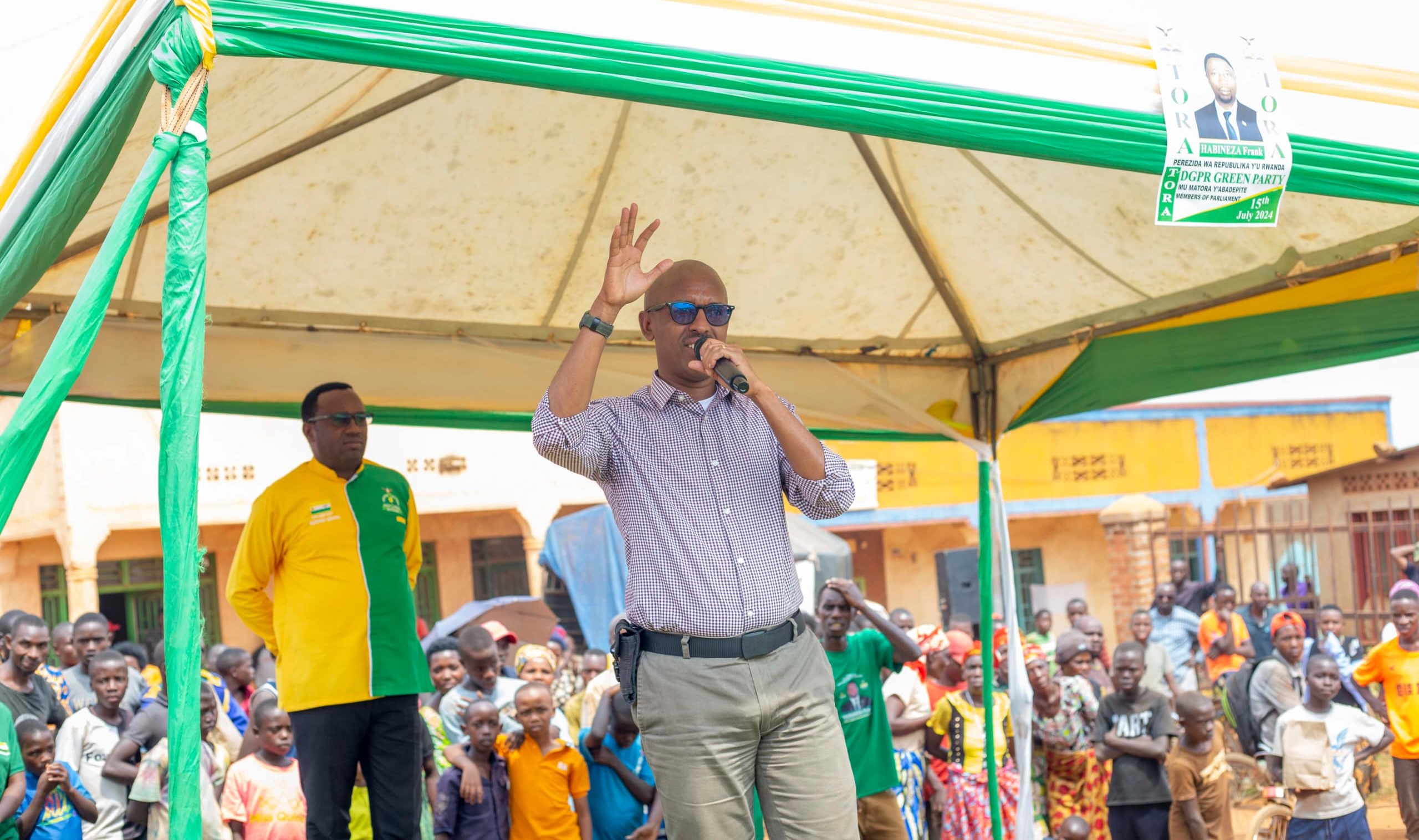 Umunyamabanga Nshingwabikorwa w'Akarere ka Bugesera, Nkuranga Josepf niwe wakiriye Green Party