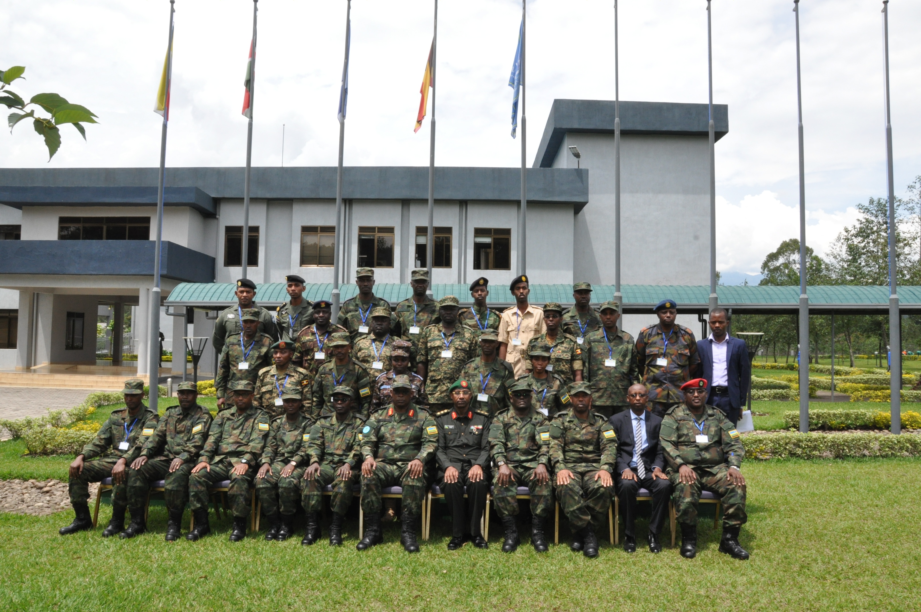 Abasirikare 21 barimo guhugurwa, ni bamwe mu bagize ingabo za Afurika y