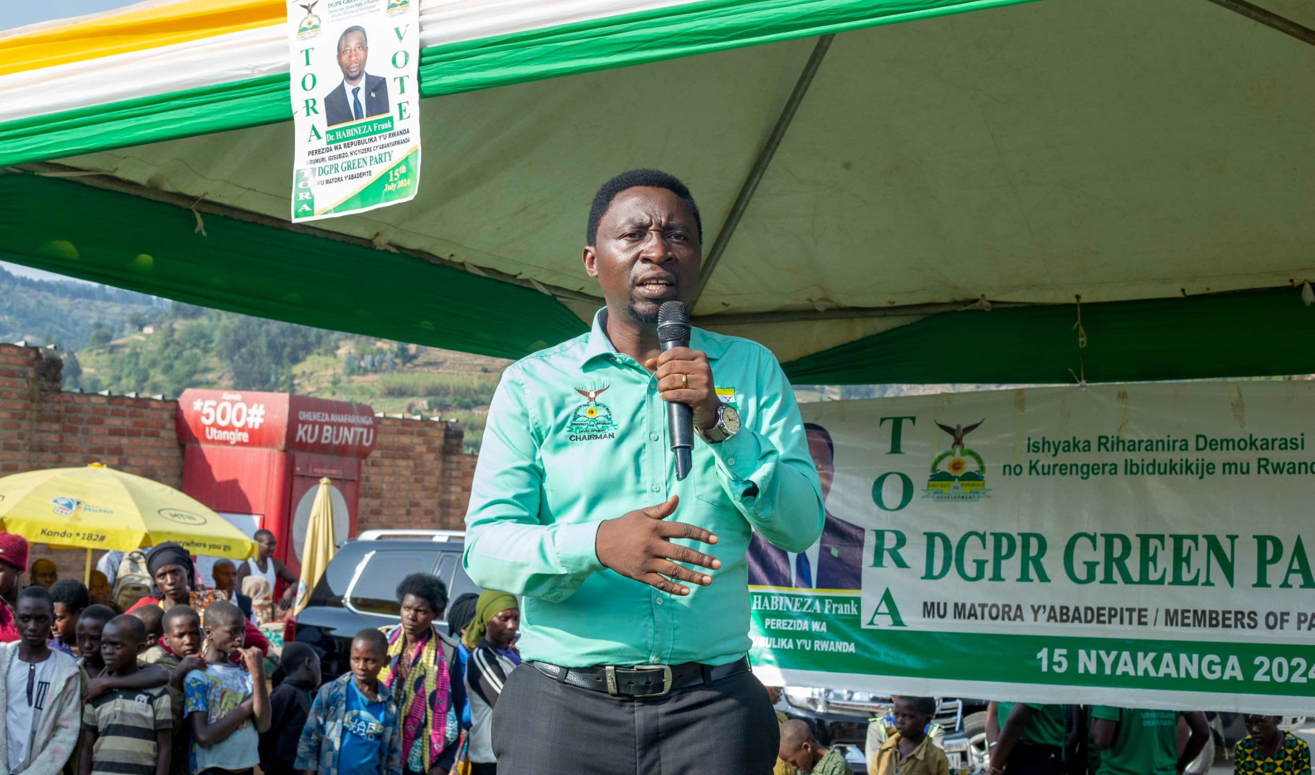 Umukandida-Perezida, Frank Habineza