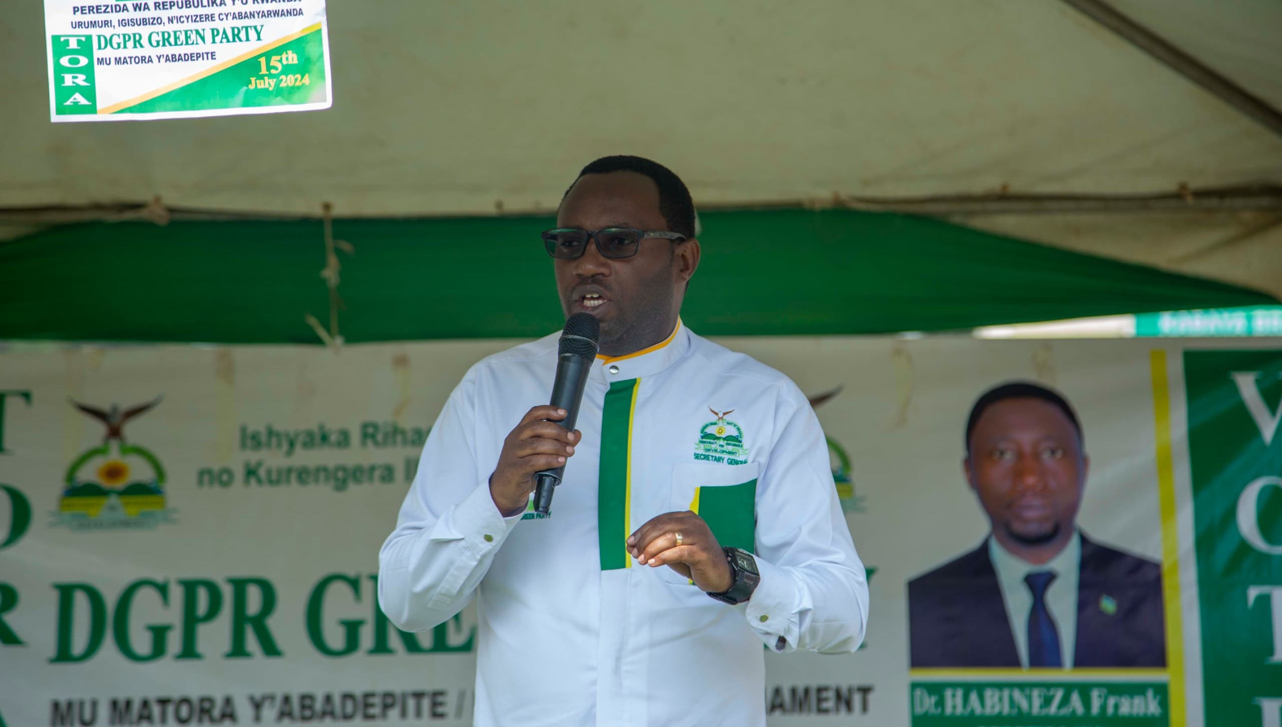 Umunyamabanga Mukuru w'Ishyaka Green Party, Jean Claude Ntezimana