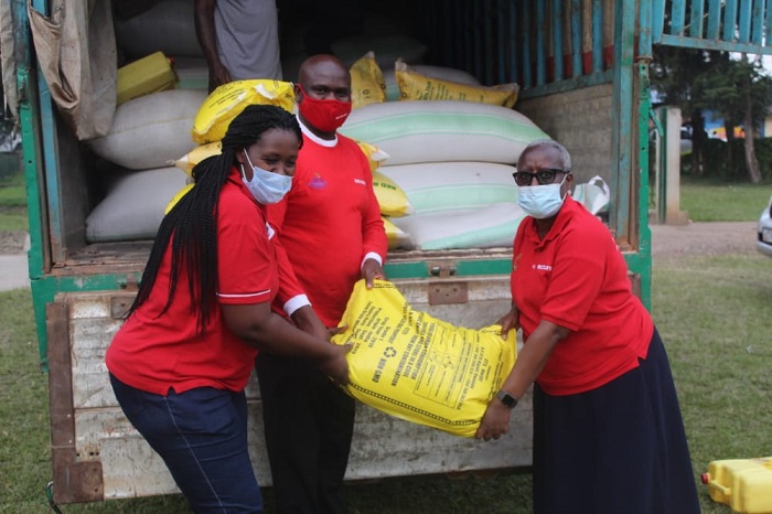 Action Aid Rwanda yagobotse abagizweho ingaruka n'imitingito ibaha ibiribwa n'ibindi