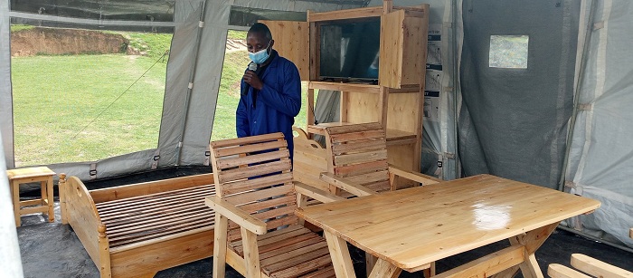 Abahugurirwa mu bigo ngororamuco bigishwa imyuga inyuranye