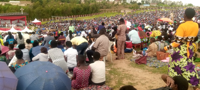 Mu Ruhango bitabiriye isengesho ari benshi