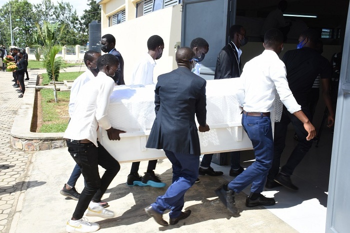 Imibiri yimuriwe mu Rwibutso rwa Ruhango