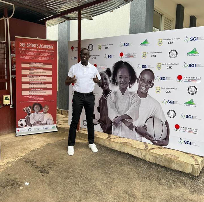 Guy Rurangayire watangije SGI-Sports Academy 