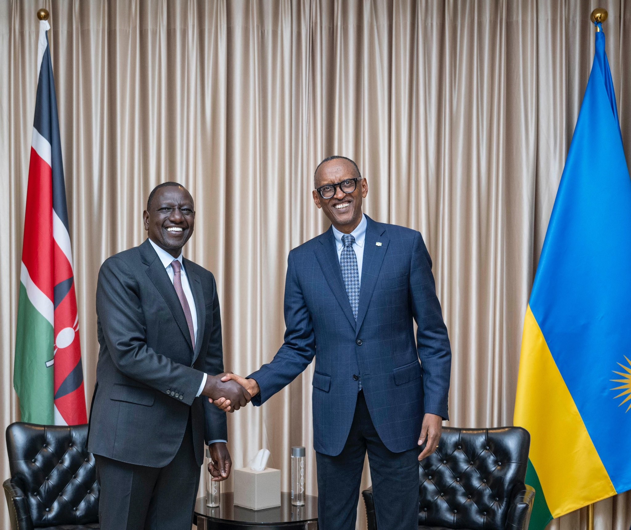 Perezida Kagame yahuye kandi na William Ruto wa Kenya
