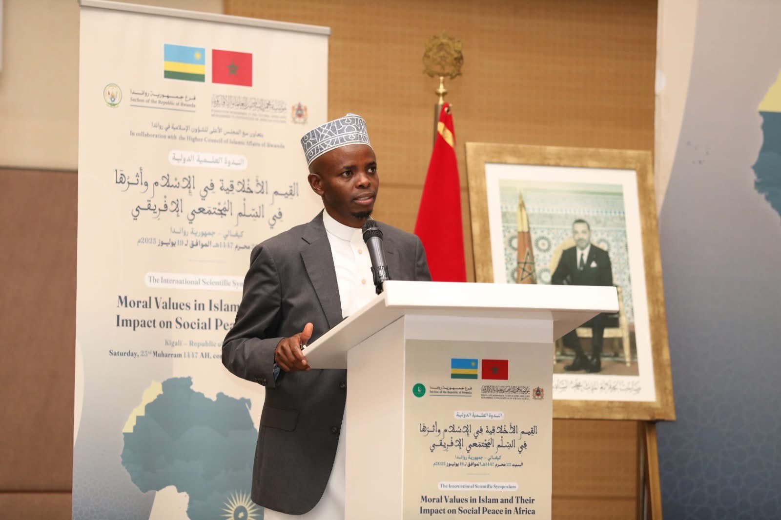 Sheikh Musa Sindayigaya yagaragaje ko indangagaciro z'Idini ya Islamu n'uruhare rwazo mu kwimakaza amahoro muri Afurika zirenga kuba imyemerere y'idini, ahubwo zikaba ubuzima n'imibereho ya buri munsi iranga abantu