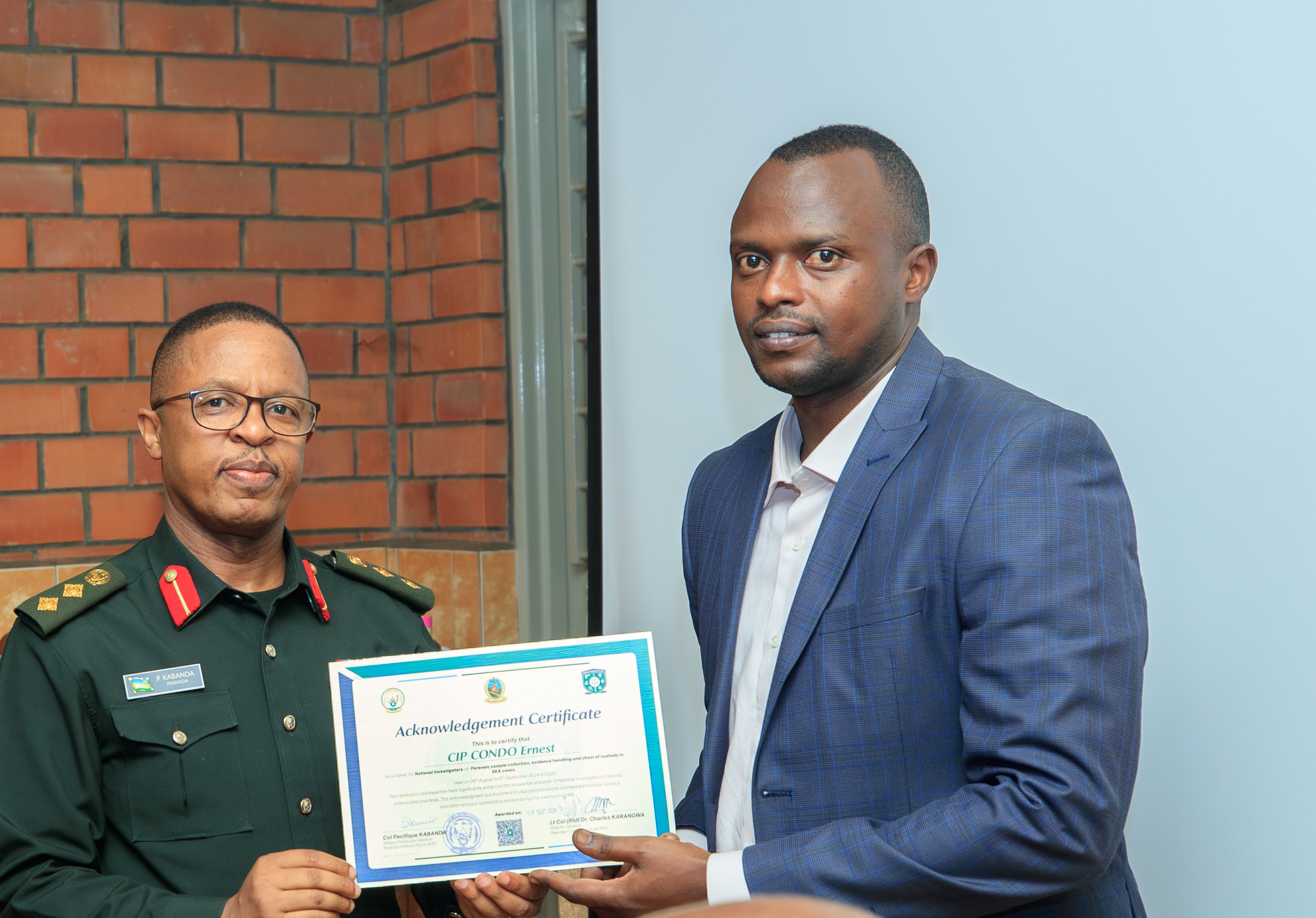 Ubumenyi bahawe basabwe kububyaza umusaruro haba imbere mu gihugu ndetse no mu butumwa boherezwamo hanze yacyp