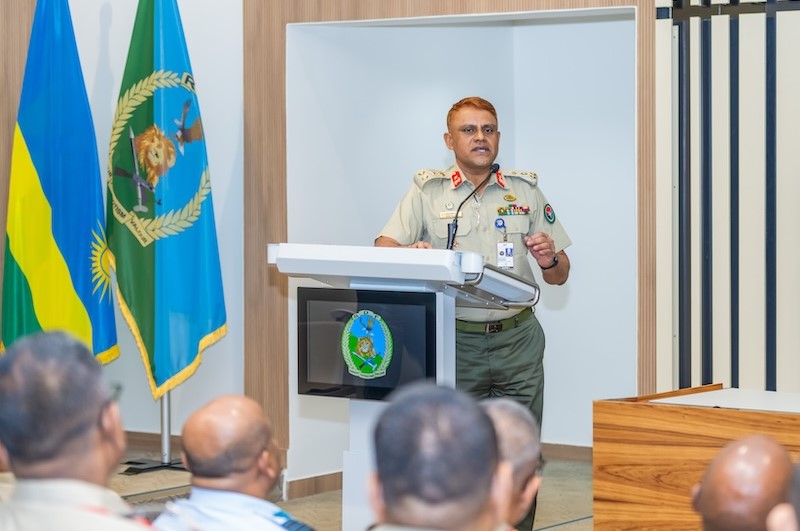 Brig Gen Sazedul Islam, umuyobozi w'izi ntumwa ziri mu ruzinduko mu Rwanda