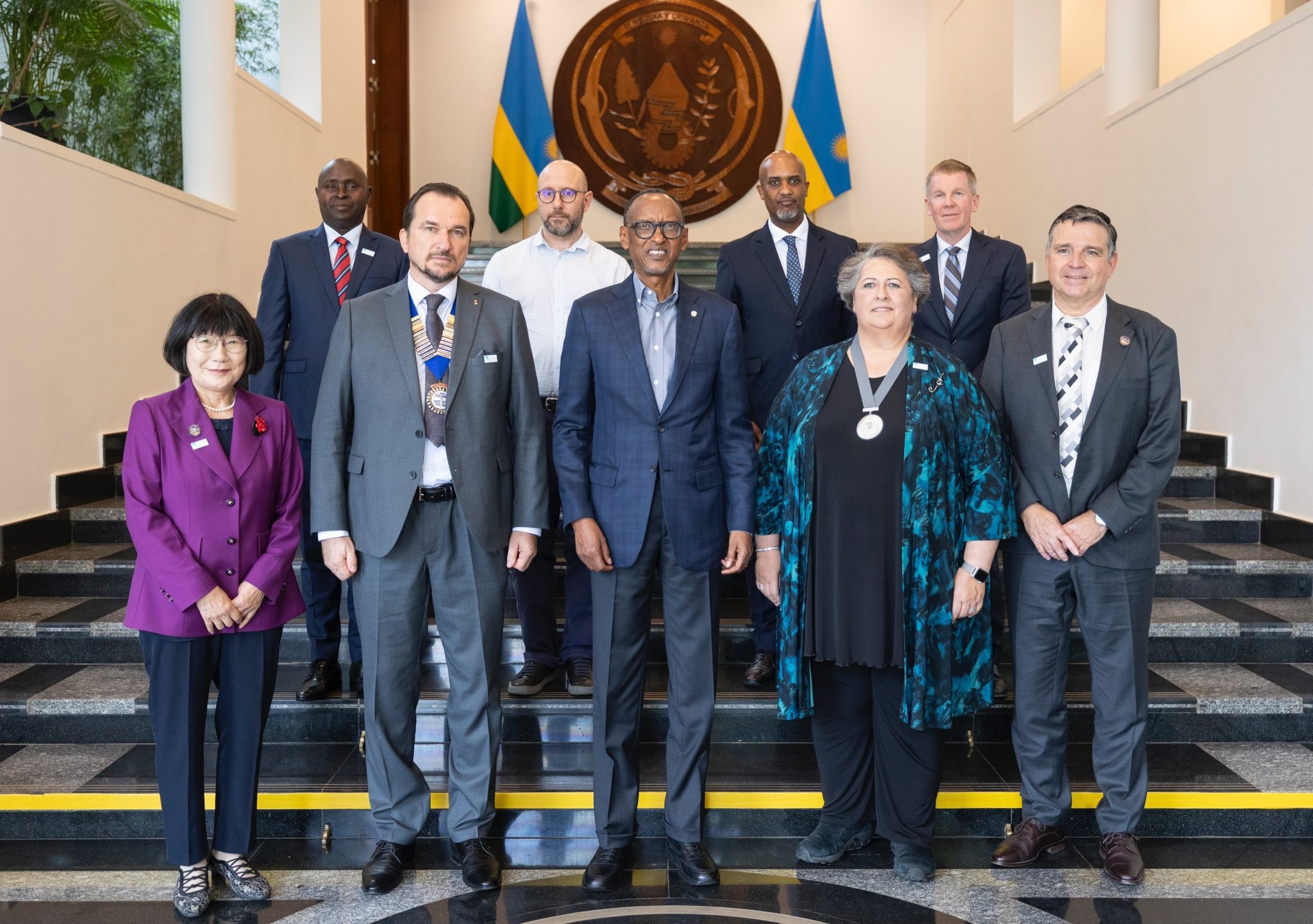 Perezida Kagame yakiriye itsinda riturutse mu ishyirahamwe mpuzamahanga rya IAFS