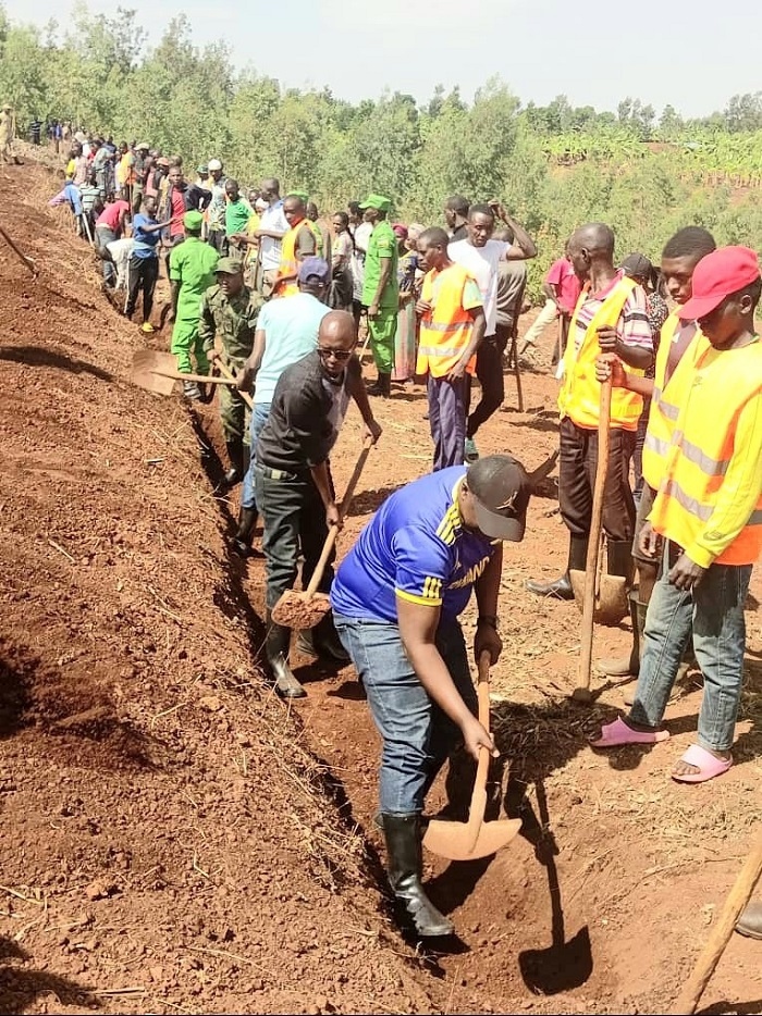 Hacukuwe imirwanyasuri ku buso bwa hegitari 4