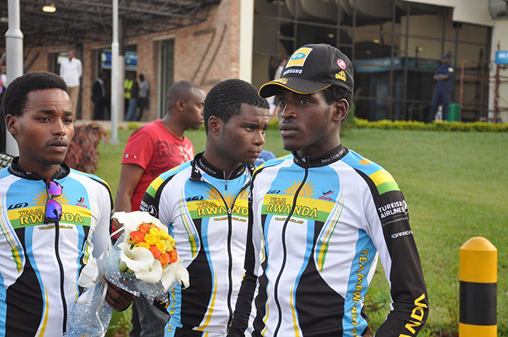 Hadi Janvier, Bonaventure Uwizeyimana wabaye uwa mbere muri U-23 na Valens Ndayisenga watwaye Tour du Rwanda iheurka ni bamwe mu bagize ikipe ikubutse muri Gabon.