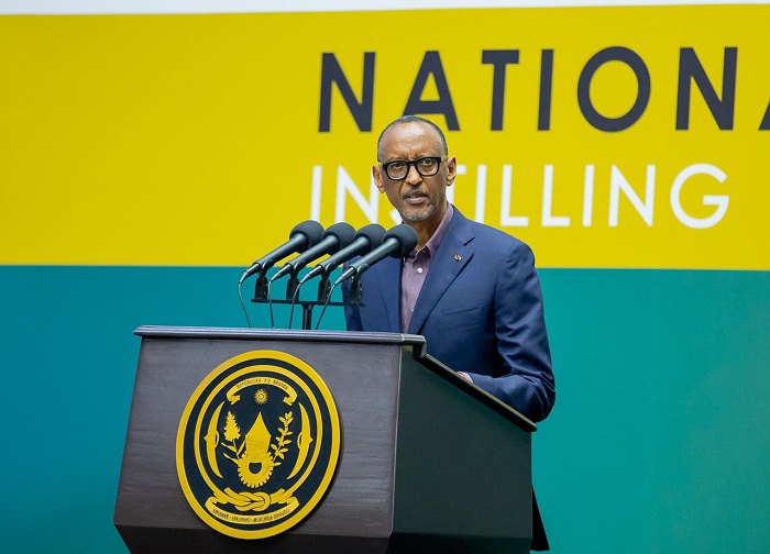 Perezida Kagame ageza ijambo ku bitabiriye ayo masengesho 