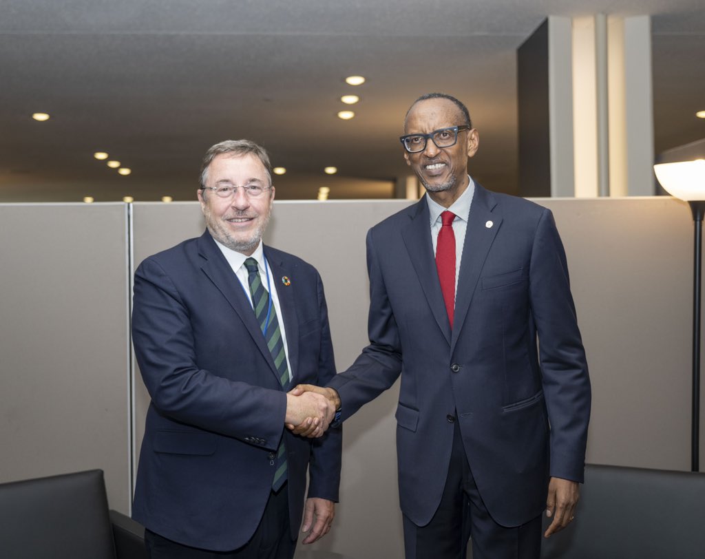 Perezida Kagame na Achim Steiner