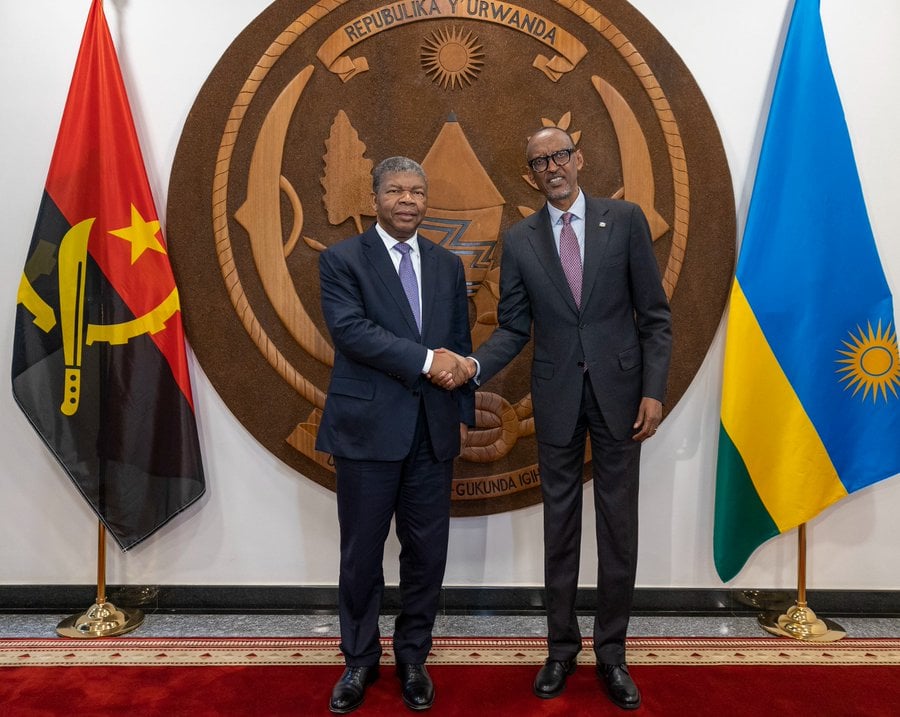 Perezida Kagame yagiranye ibiganiro na João Lourenço wa Angola