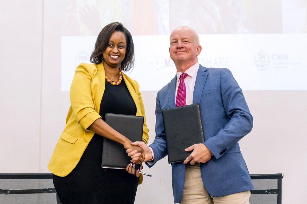 USAID Hinga Wunguke na Rugori Network ishinzwe guteza imbere abagore bari mu buhinzi, bagiranye amasezerano