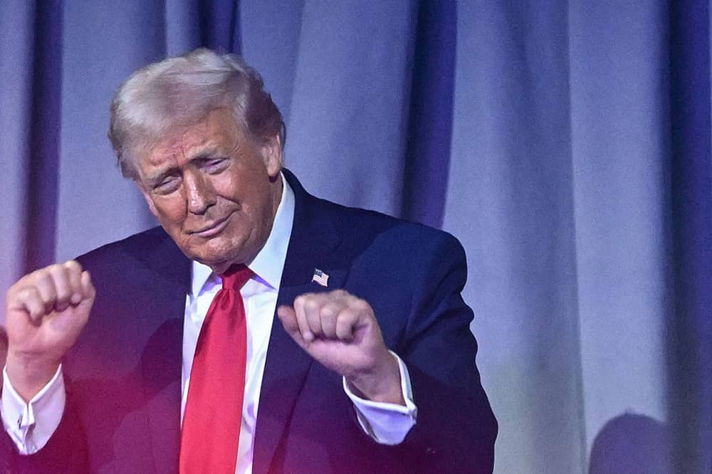 Perezida Donald Trump yiziwe n'umuziki