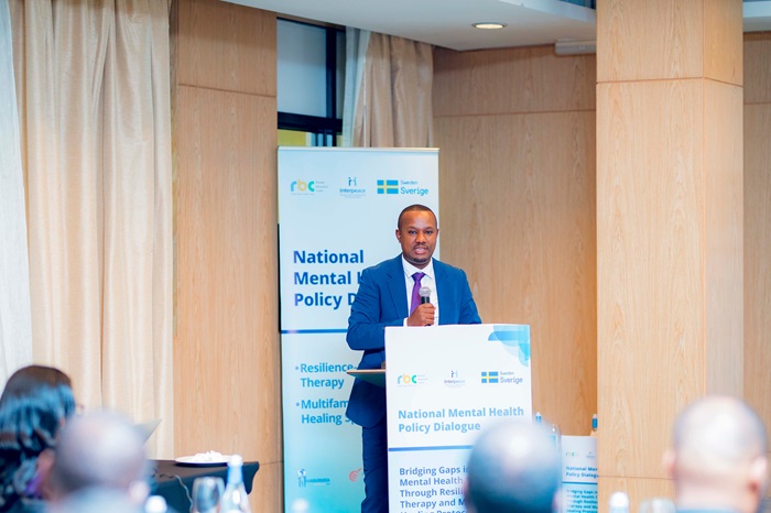 Umuyobozi w'ishami rishinzwe kwita ku Buzima bwo mu Mutwe mu Kigo cy'Igihugu cyita ku Buzima (RBC), Dr. Gishoma Darius