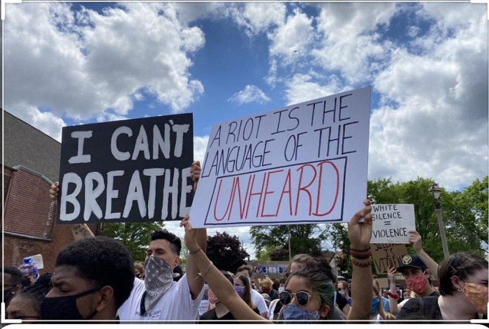 "I can't brethe" (sinshobora guhumeka), ijambo rya nyuma Floyd yavuze