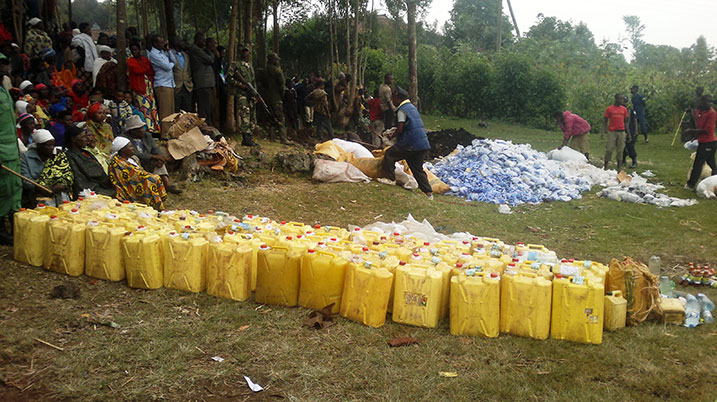 Ibiyobyabwenge byamenwe bifite agaciro ka Miliyoni zibari muri 14.