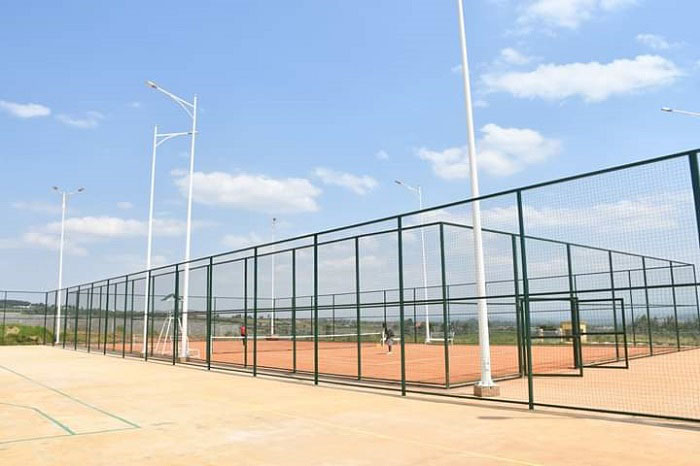 Ibibuga bya Basket, Volley ndetse na Tennis byarabonetse