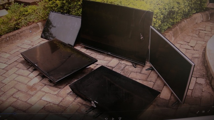 Ibikoresho byibwe birimo za televiziyo