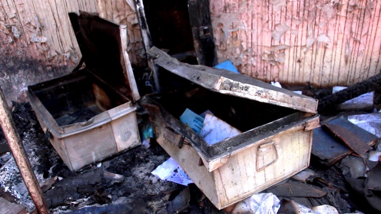 Ibikoresho byose bari bafite muri dortoir byarahiye